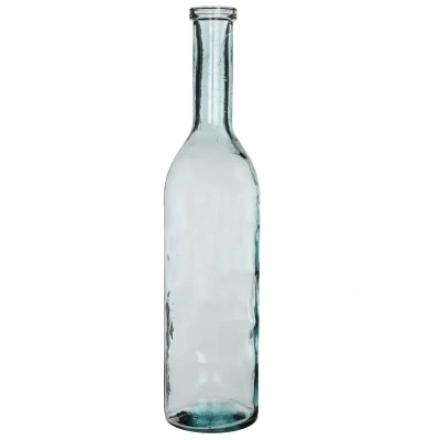 Afbeelding van Rioja Fles Vaas H100 x Ø21 cm Gerecycled Glas Transparant
