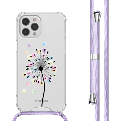 Afbeelding van imoshion Design hoesje met koord voor de iPhone 12 Pro Max Sandstone Dandelion