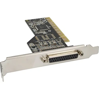 Afbeelding van InLine parallelle PCI kaart met 1 25 pins SUB D IEEE 1284 LPT printerpoort