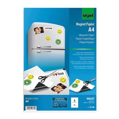 Image de Sigel papier magnétique 5 feuille(s)