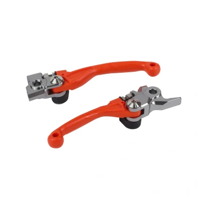 Afbeelding van Polisport Set Klapbare Hendels KTM FREERIDE250R FREERIDE350 2014 2017 SX85 2013 2022 Oranje