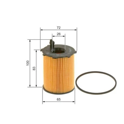 Afbeelding van Bosch Oliefilter 1 457 429 238