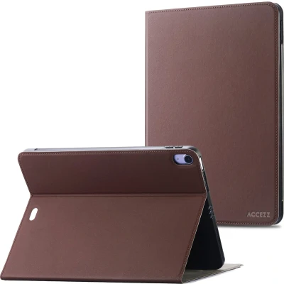 Afbeelding van Accezz Tablet Hoes Geschikt voor iPad Air 5 (2022) /iPad 11 inch (2024) M2 / 4 (2020) Classic Case Bruin