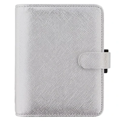 Afbeelding van Filofax Saffiano zakorganizer zilver metallic