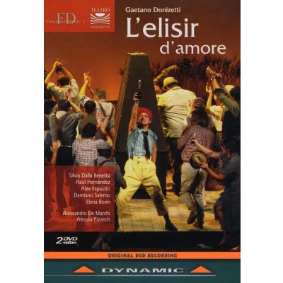 Afbeelding van Silvia Dalla Benetta, Raùl Hernandez, Damiano Salerno Donezetti: L&#039;Elisir d&#039;Amore (DVD)
