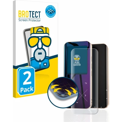 Afbeelding van BROTECT Screenprotector voor AGPtek A09X Folie Beschermfolie matte volledig dekking (2 Stuks)