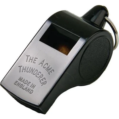 Afbeelding van Acme Thunderer 558 Scheidsrechtersfluit Kunststof Zwart Large