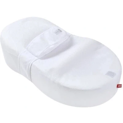 Afbeelding van Rood kasteel/ Cocoonababy Katoenen bloem® Wit