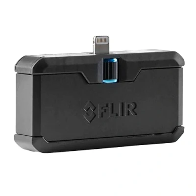 Image de FLIR ONE Pro Caméra thermique pour smartphones iOS (iPhone 14 et versions antérieures avec port Lightning), super résolution 320 x 240 (IR natif 160 120)