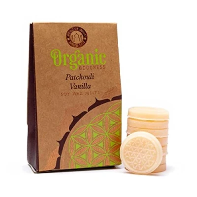 Afbeelding van Organic Goodness Patchouli Vanille Wax Melts / Smeltkaarsjes (40 gram)