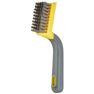 Afbeelding van Amazon Basics Schraper borstel breed van roestvrij staal met ergonomische greep