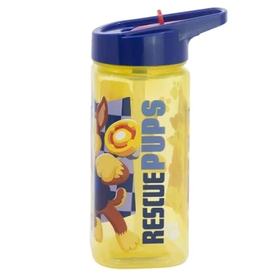 Afbeelding van Paw Patrol Herbruikbare vierkante waterfles met geïntegreerd rietje, 510 ml