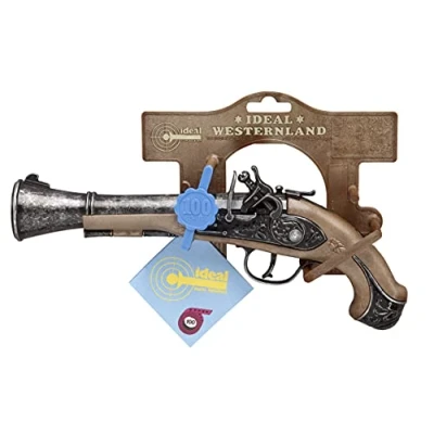 Image de Pistolet en métal et plastique Spécial Tromblon pirate : 27 cm
