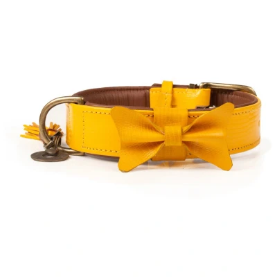 Afbeelding van Dwam Halsband Bibi Oker Hondenhalsband 43 48x4 cm