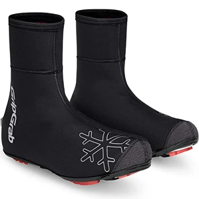 Afbeelding van GripGrab Arctic X Waterproof Strenge Winter MTB Fietsoverschoenen Mountainbike Zwart Unisex Maat M