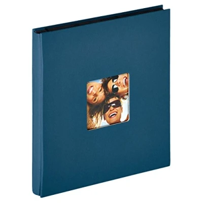 Image de Walther Album Design Fun 400 Photos. Photo 10 x 15 cm, Structure Reliure, Bleu, 31 33 cm