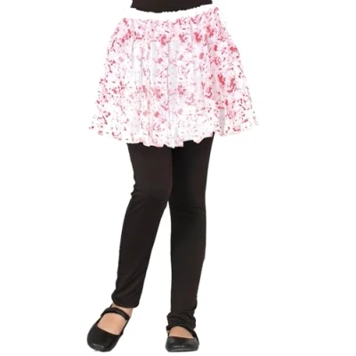 Afbeelding van Fiestas Guirca meisjes tutu bloed wit/ rood 30 cm Halloween kostuum voor kinderen