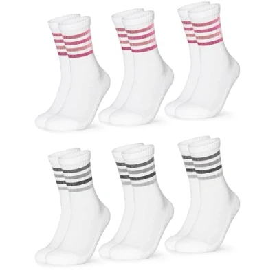 Afbeelding van Occulto Sokken, Dames, Maat: 35 38, Pink grau glitzer