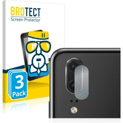 Afbeelding van BROTECT Screenprotector voor Huawei P20 (ALLEEN Camera Lens) Folie Beschermfolie Beschermglas transparant (3 Stuks)