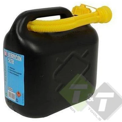 Afbeelding van Zwarte brandstof jerrycan 5L