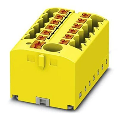Afbeelding van Phoenix Contact PTFIX 6/12X2,5 YE 3273358 Verdeelblok 0.14 mm² 2.50 Geel 8 stuk(s)