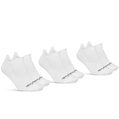 Afbeelding van GripGrab Classic No Show Zomer Fietssokken 3PACK Enkelsokken Coolmax Sport Sokken Wit Unisex Maat XS (35 38)