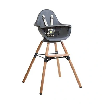 Afbeelding van Evolu One.80 Kinderstoel Verstelbaar In Hoogte (50 75 Cm/*90 Cm) Naturel Antraciet