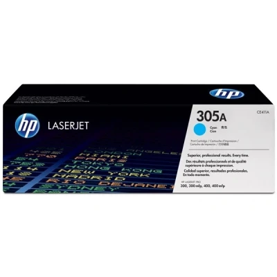 Image de HP 305A cyan originale LaserJet cartouche de toner ( CE411AC ) Contract