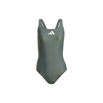 Afbeelding van adidas Performance 3 Bar Logo Badpak Dames Grijs 30