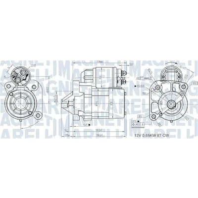 Afbeelding van Magneti Marelli Starter 063721186010