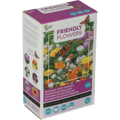 Afbeelding van Buzzy Strooidoosje Friendly Flowers Vlinders Laag 25 m²