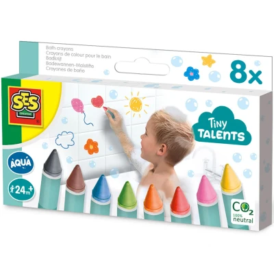 Afbeelding van Ses creative badkrijtjes 8st