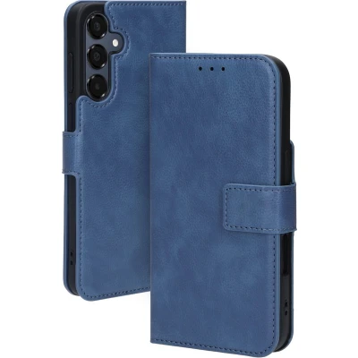 Afbeelding van Mobiparts hoesje geschikt voor Samsung Galaxy A16 Wallet/Boekhoesje Eco Leer Magneet Sluiting Opberg vakken Blauw
