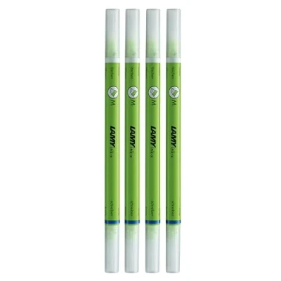 Afbeelding van LAMY 4 stuks kunststof gum met gumpunt en correctiepunt, alleen voor het verwijderen van koningsblauwe inkt