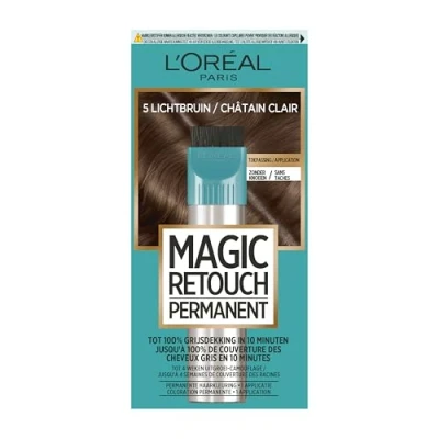 Afbeelding van 1+1 gratis: L&#039;Oréal Magic Retouch Permanent 5 Lichtbruin 95 g