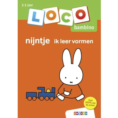 Afbeelding van Uitgeverij zwijsen loco bambino nijntje ik leer vormen