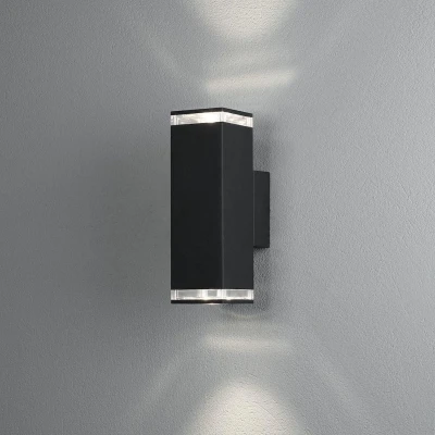 Afbeelding van Konstsmide Pollux 407 750 Buitenlamp (wand) LED GU10 14 W Zwart