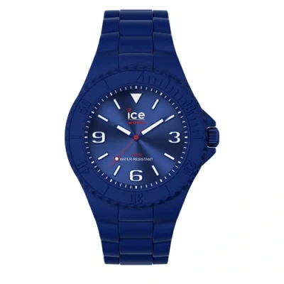 Afbeelding van Ice Watch Generation Heren pols met siliconen band, Blauw, Armband
