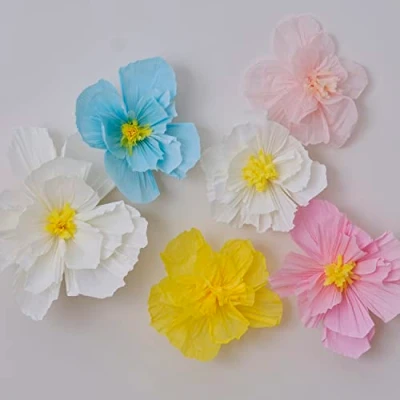 Afbeelding van Ginger ray feestversiering spring flowers 6st