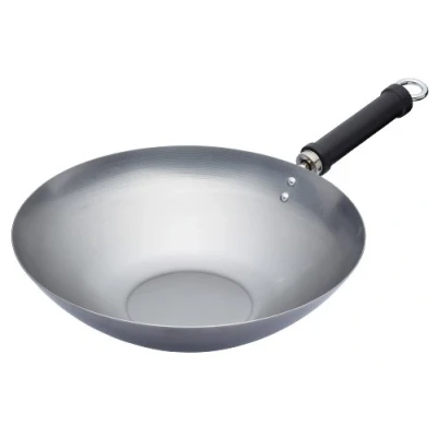 Afbeelding van KitchenCraft Carbonstalen wok, 30cm Kitchen Craft World Of Flavours