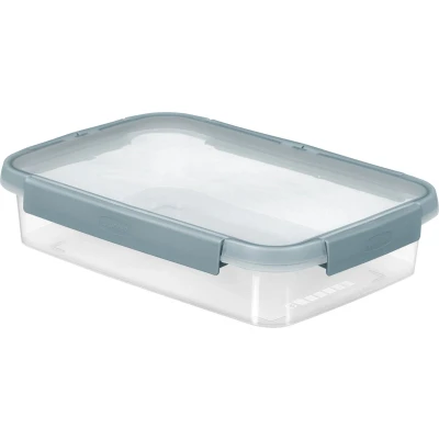 Afbeelding van Curver Smart Fresh Vershouddoos Rechthoekig Laag 3.5L Transparant/Grijs