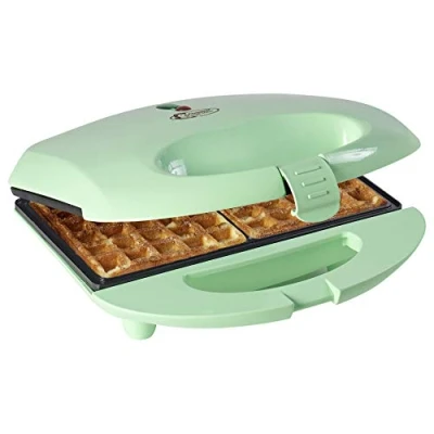 Afbeelding van Bestron Asw401 Wafelijzer Voor 2 Brusselse Wafels Pistachegroen