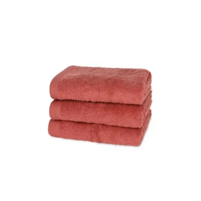 Afbeelding van Casilin Como set van 3 gastendoekjes 30x50 Brick Red