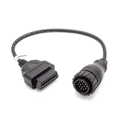 Afbeelding van vhbw OBD2 Adapterkabel 14 polig naar 16 pinnen voor OBD diagnoseapparaat, geschikt oudere modellen Mercedes Vito/Sprinter, Volkswagen LT