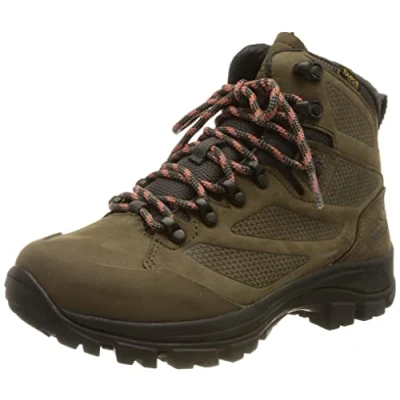 Afbeelding van Jack Wolfskin Rebellion Texapore Outdoorschoenen Brown phantom, Dames, Maat: 40, phantom Nubukleer