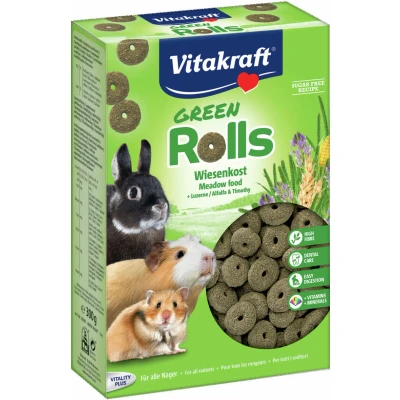 Afbeelding van Vitakraft Groen Rollies Knaagdiersnack 300 g