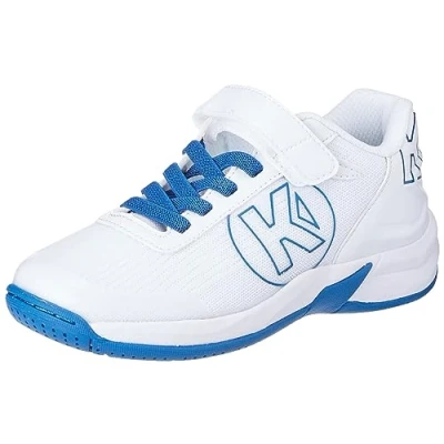 Afbeelding van Kempa Attack 2.0 Junior Game Changer handbalschoenen, sportschoenen, uniseks kinderen, Wit, marineblauw