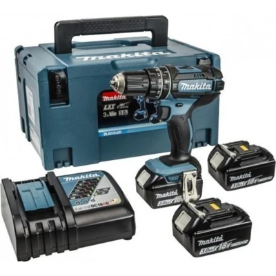 Afbeelding van Makita DHP482RF3J 18V (Klop)boor schroefmachine 3.0Ah + 3e accu in M box