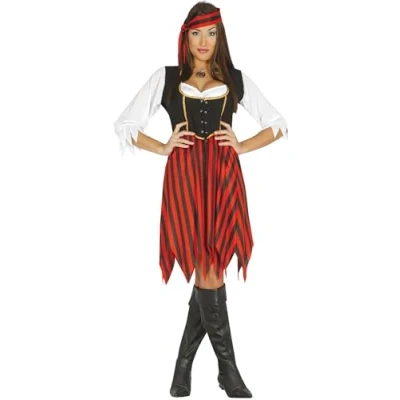 Afbeelding van Fiestas Guirca Volwassenkostuum Pirate dames maat M (38 40)