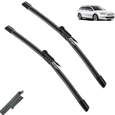 Afbeelding van Auto Ruitenwisserbladen Compatibel met Citroen C5 2008 2017, Voorruit 2009 2010 2011 2012 2013 2014 2015 2016